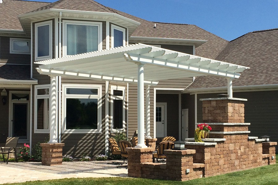 Aluminum Freestanding Pergola (Exterior Aluminum Roofs, Generic - Non-Site-Specific) example